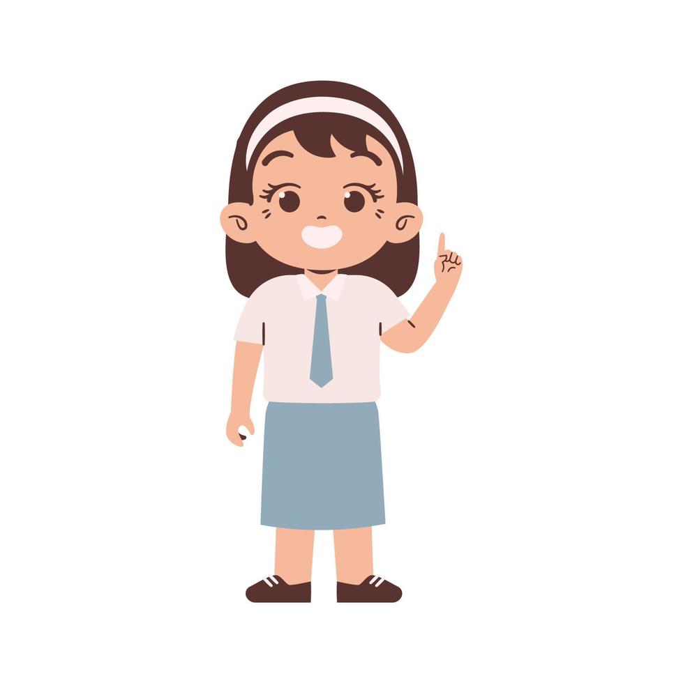 Indonesian high school student vector