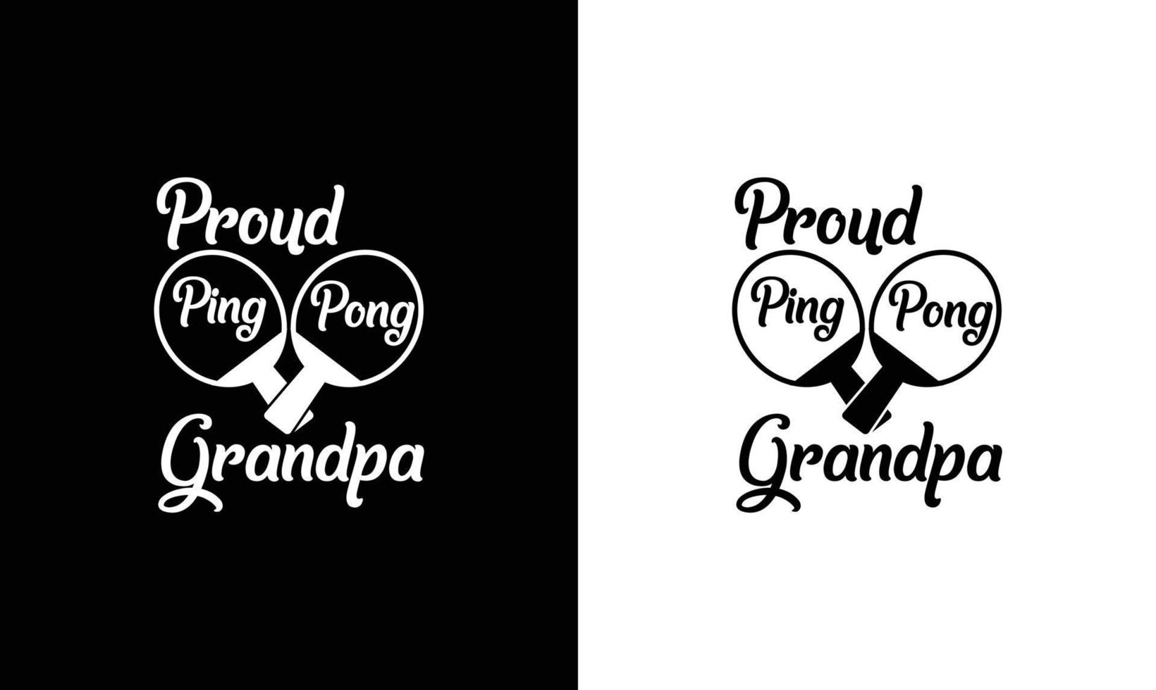 Ping Pong Table Tennis Quote T shirt design, typography vector