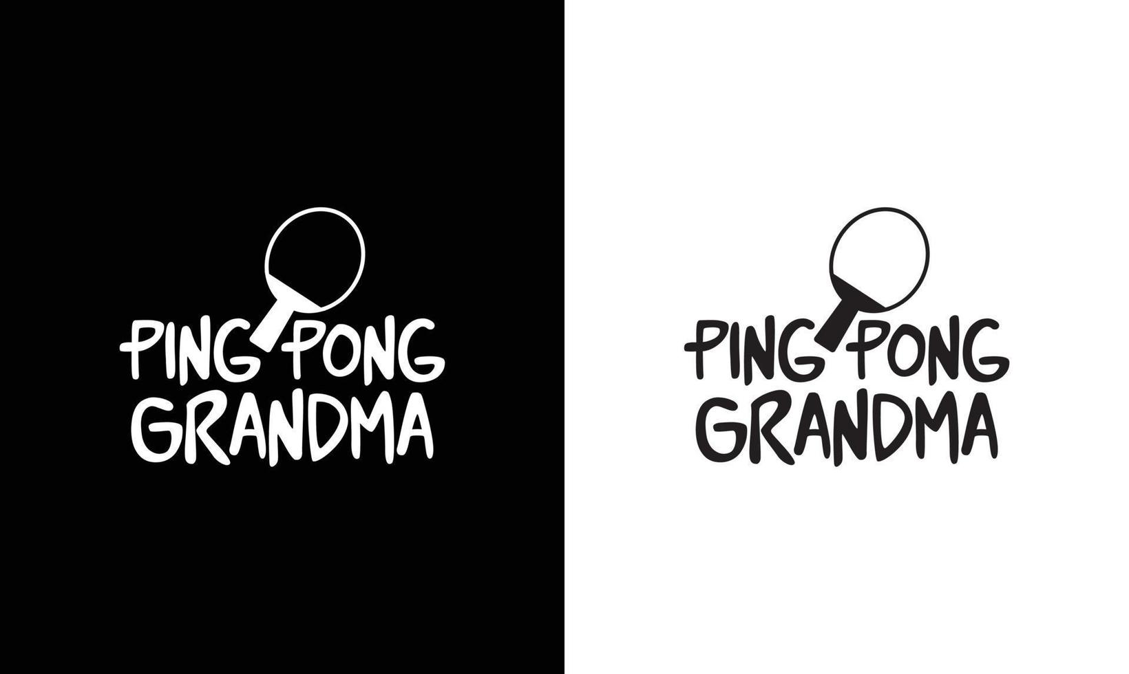 Ping Pong Table Tennis Quote T shirt design, typography vector