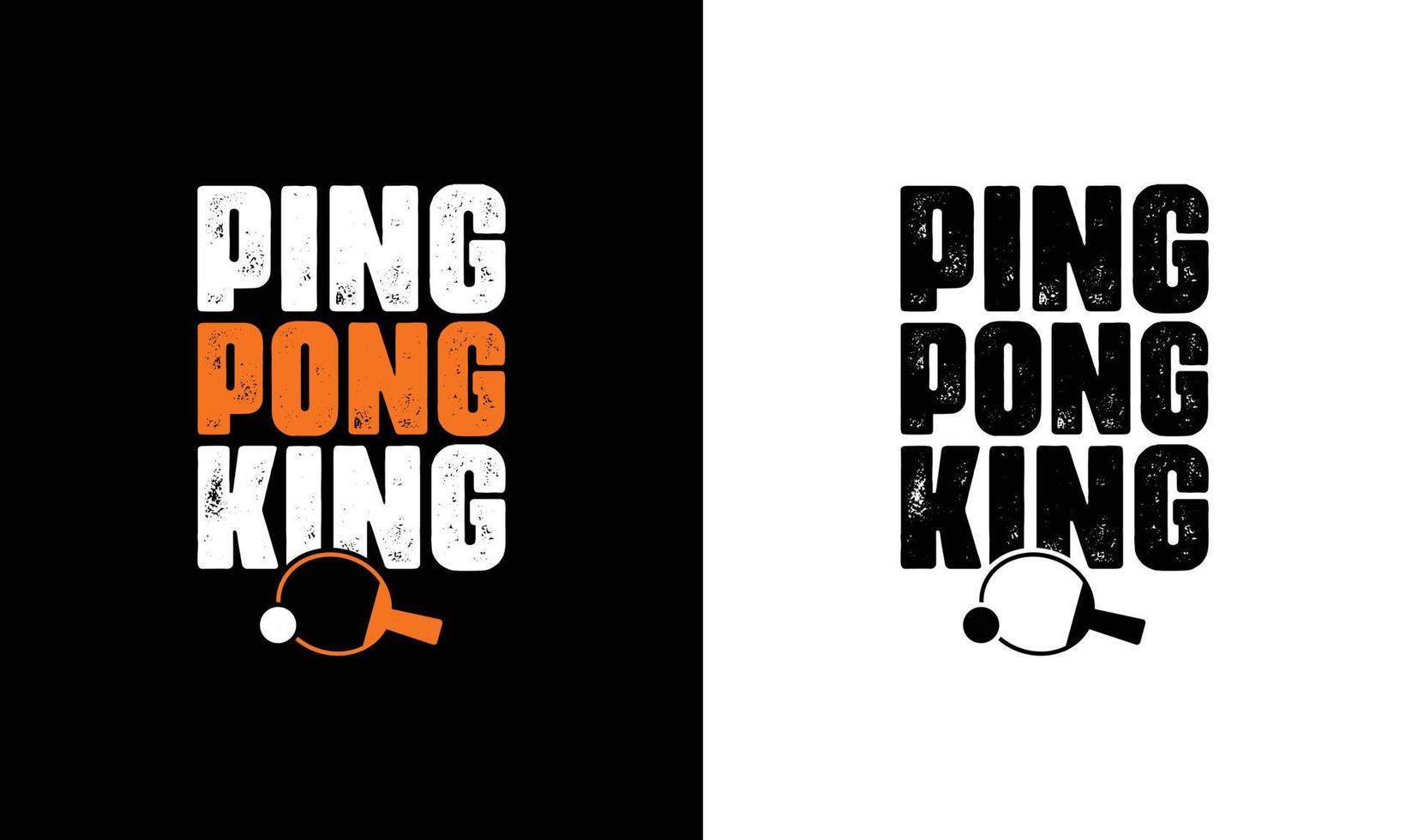 Ping Pong Table Tennis Quote T shirt design, typography vector