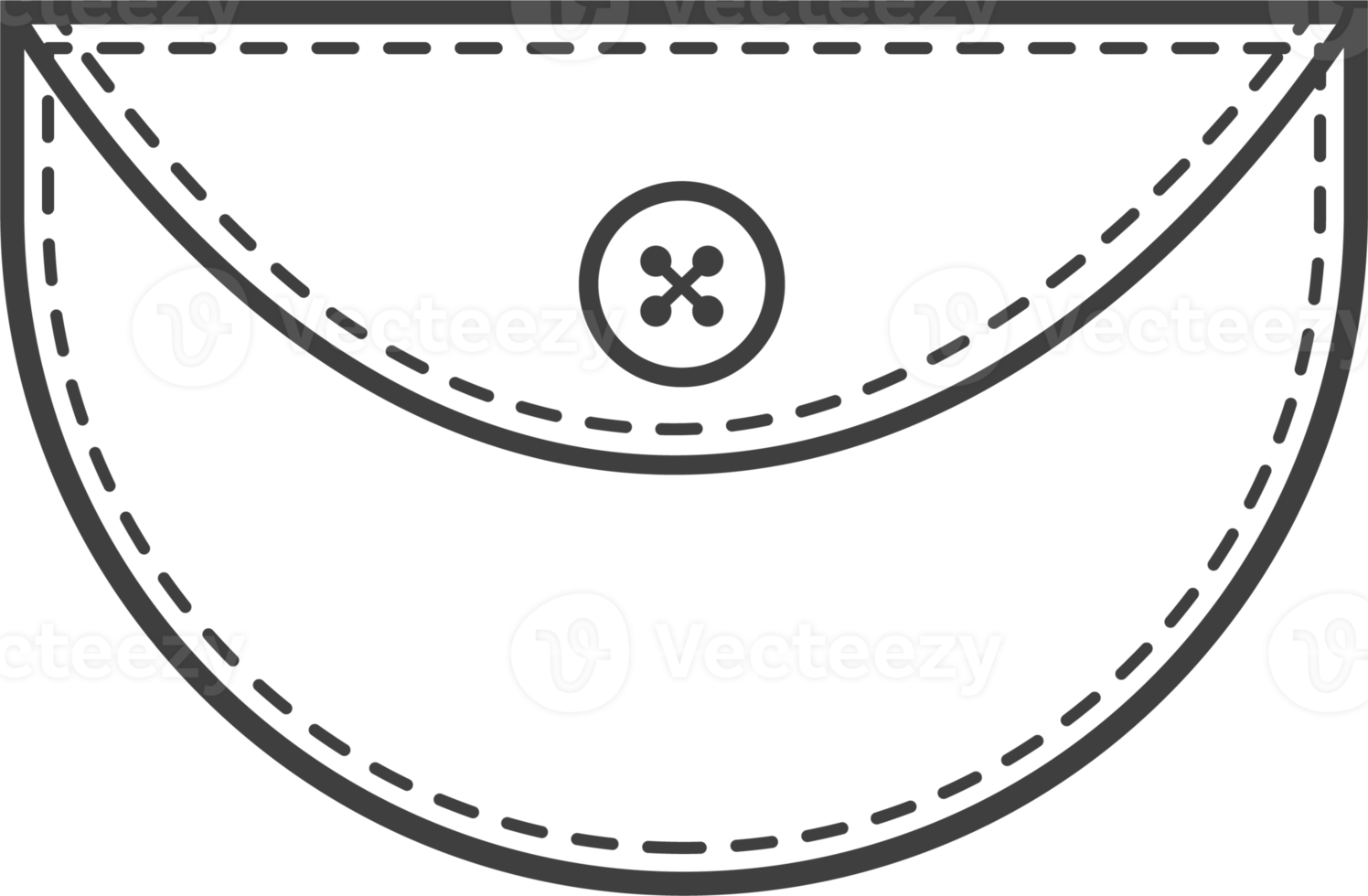 tasca toppa. elemento per uniforme o casuale stile Abiti, vestiti e camicie. schema illustrazione png