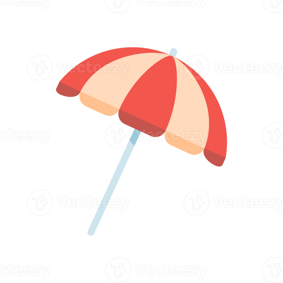 bunt Strand Regenschirme zum Schutz von Sommer- Strand Hitze. png