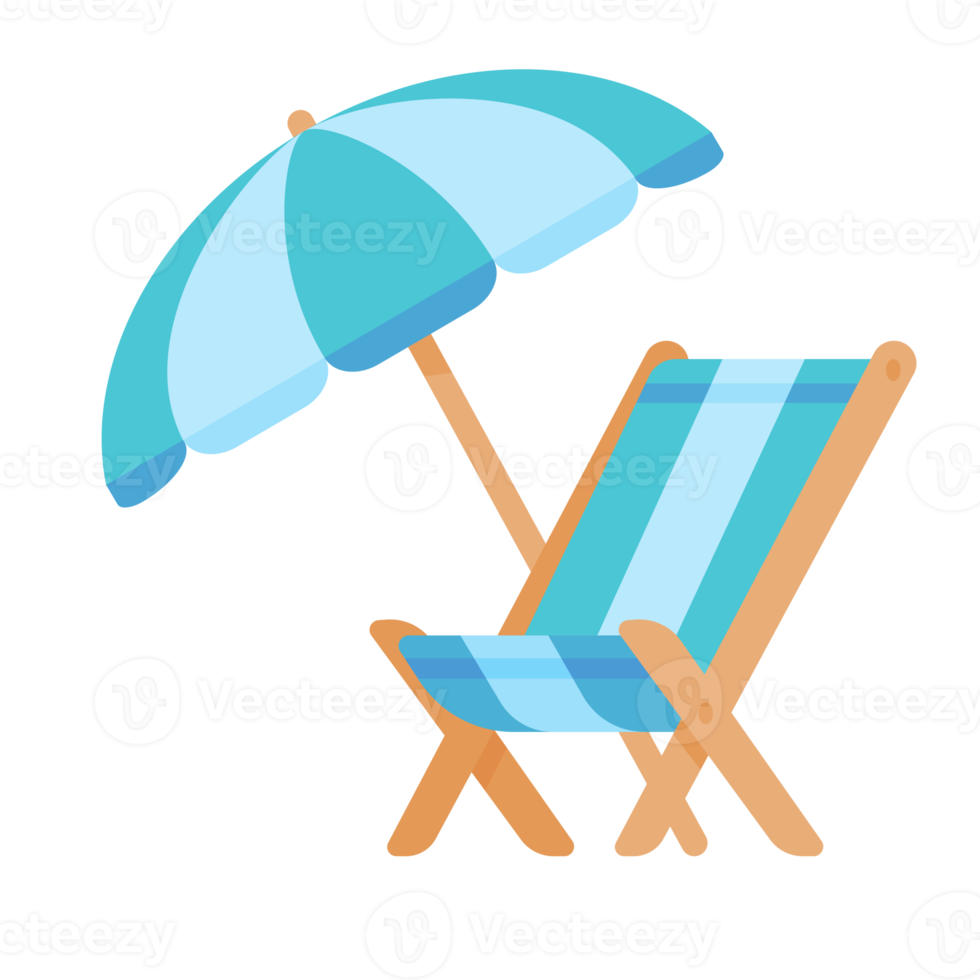 colorful beach chairs For relaxing by the sea on vacation 19786831 PNG