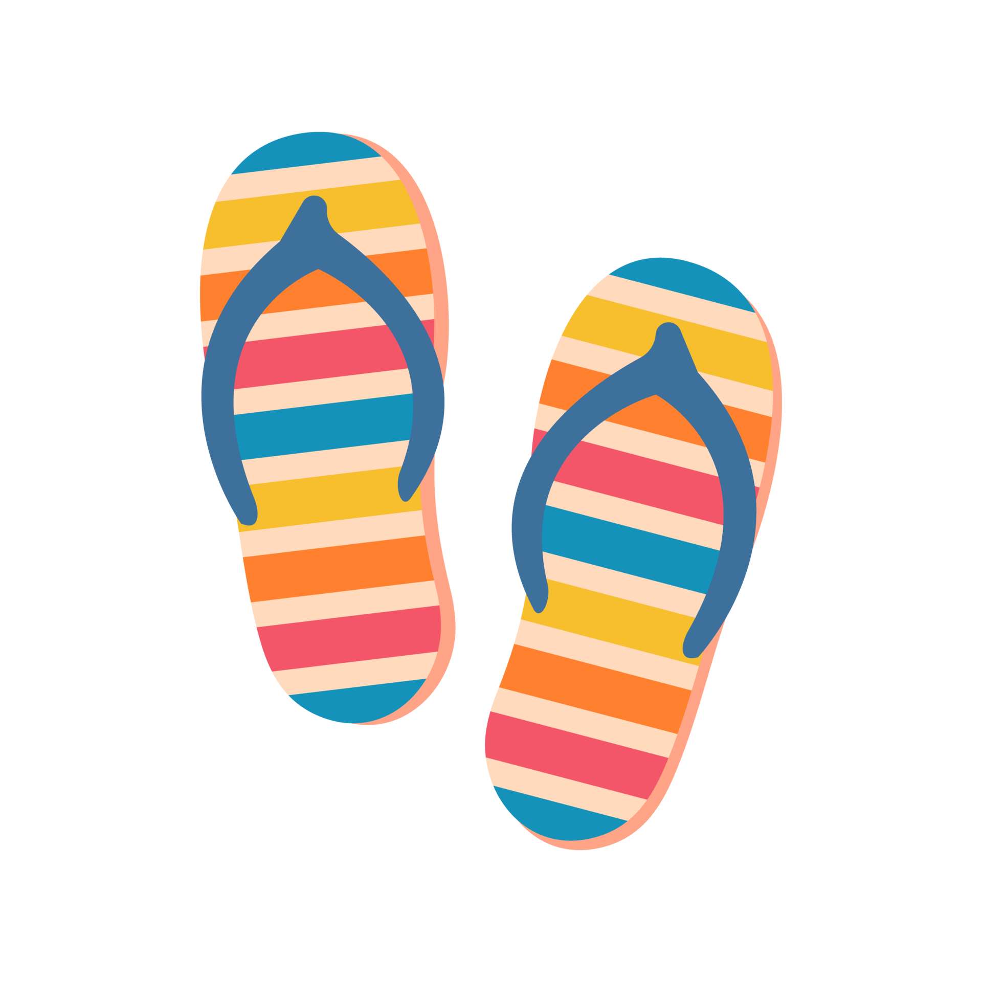 flip flop beach shoes Relaxing by the sea during the holidays 19786884 PNG