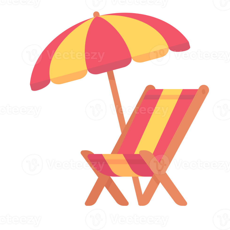 Free colorful beach chairs For relaxing by the sea on vacation 19786892