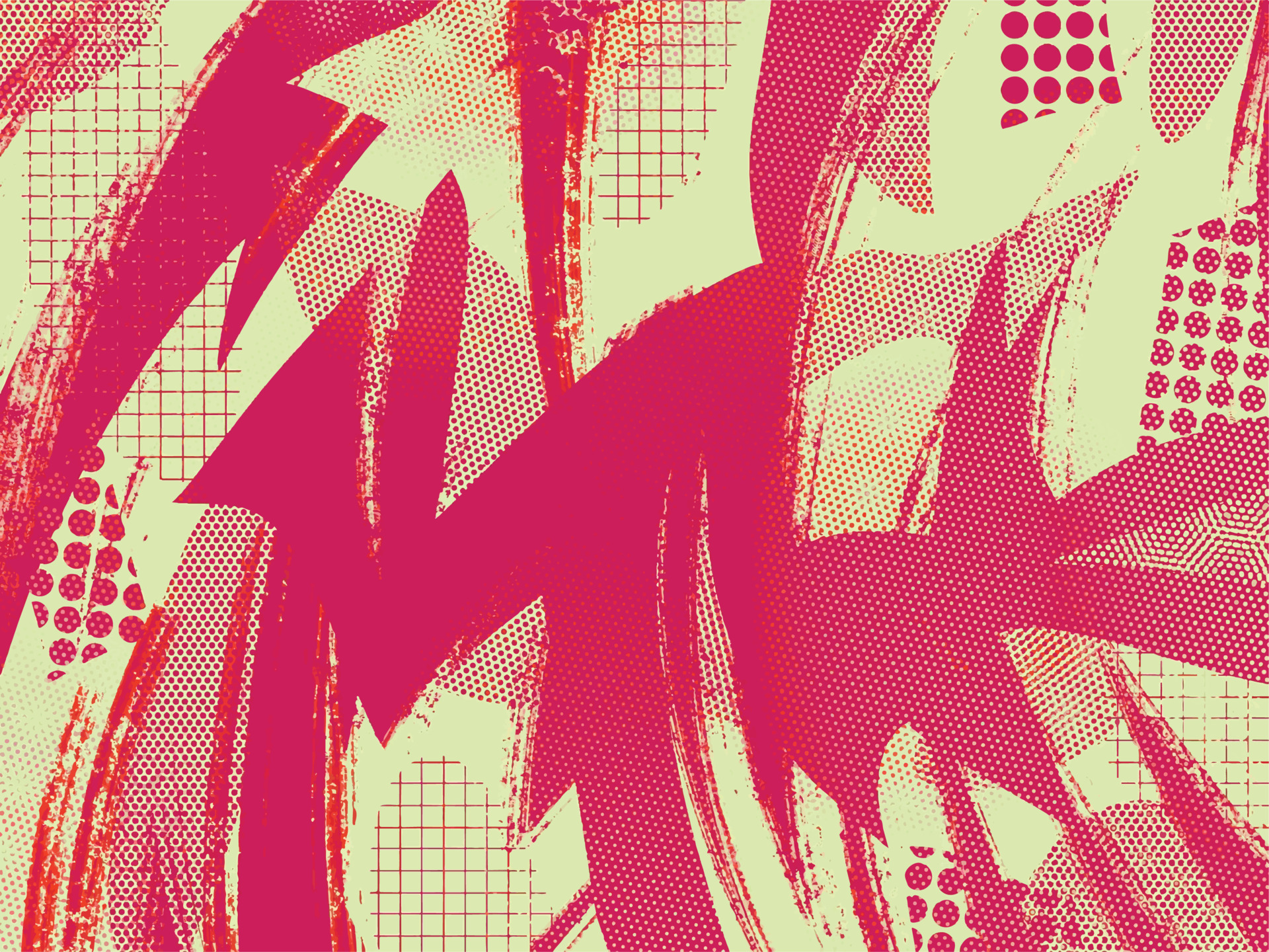 Red vector background with comic screen tone effect decoration and abstract  grungy element isolated on landscape background for social media template,  paper and textile scarf print, wrapping paper. 19787001 Vector Art at
