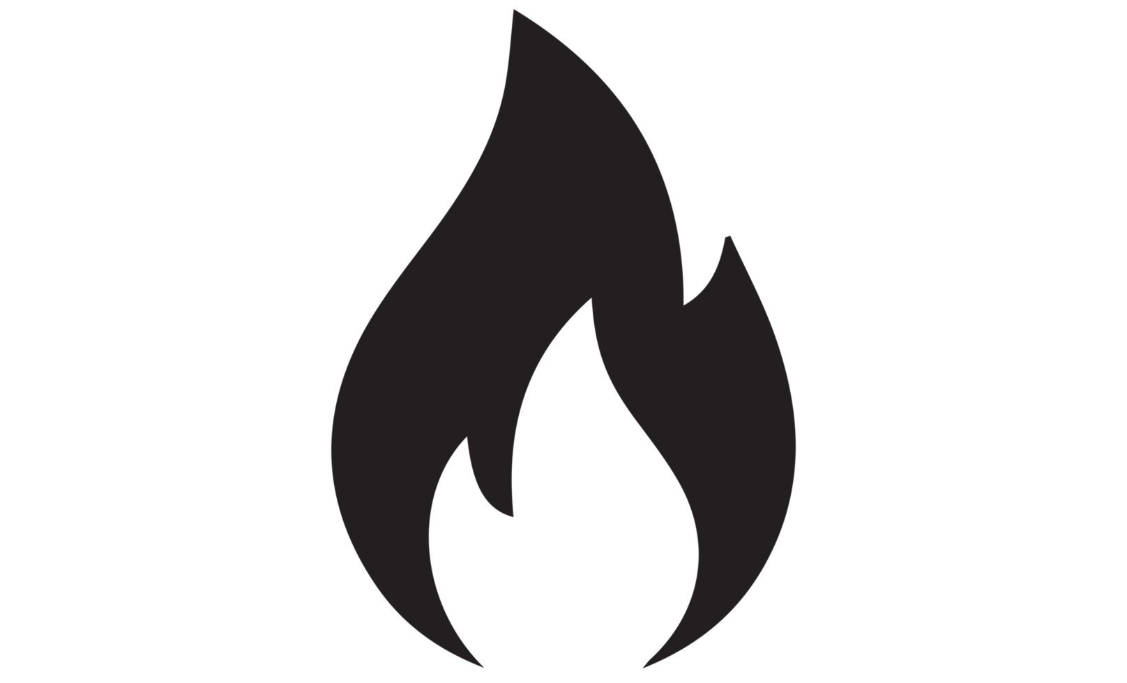 fuego icono en transparente antecedentes png