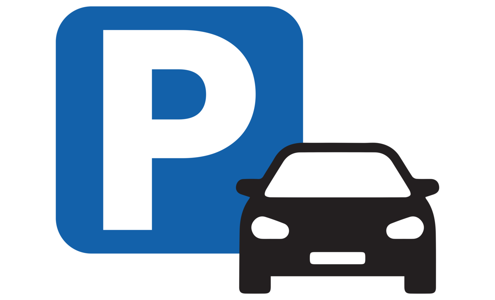 Car parking icon Parking space on transparent background png