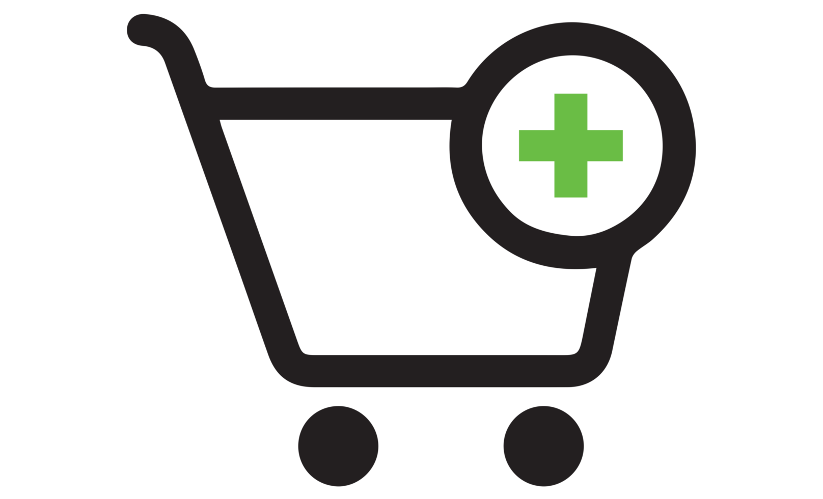 shopping cart icon - shopping basket on transparent background PNG