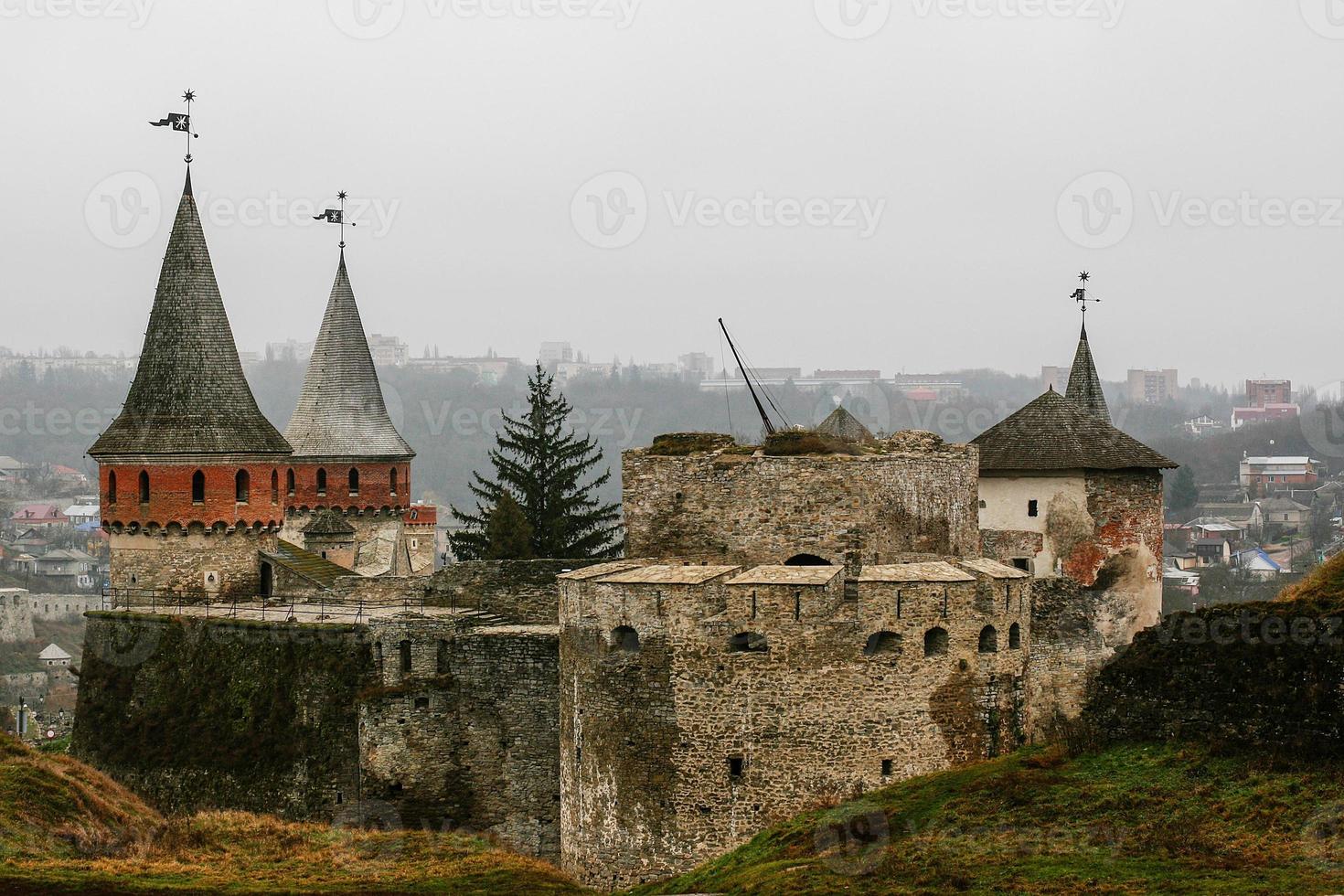 The ancient fortress castle Kamenetz-Podolsky photo
