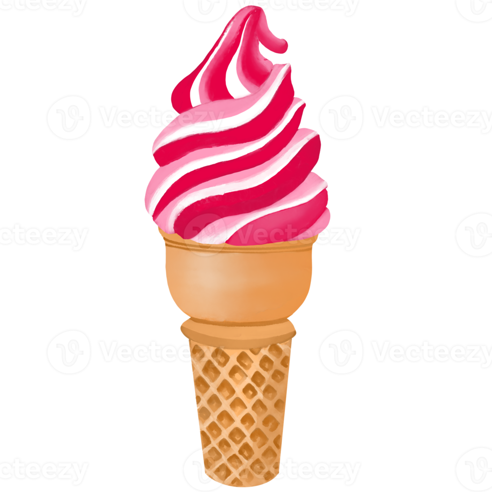 helado acuarela ilustración png