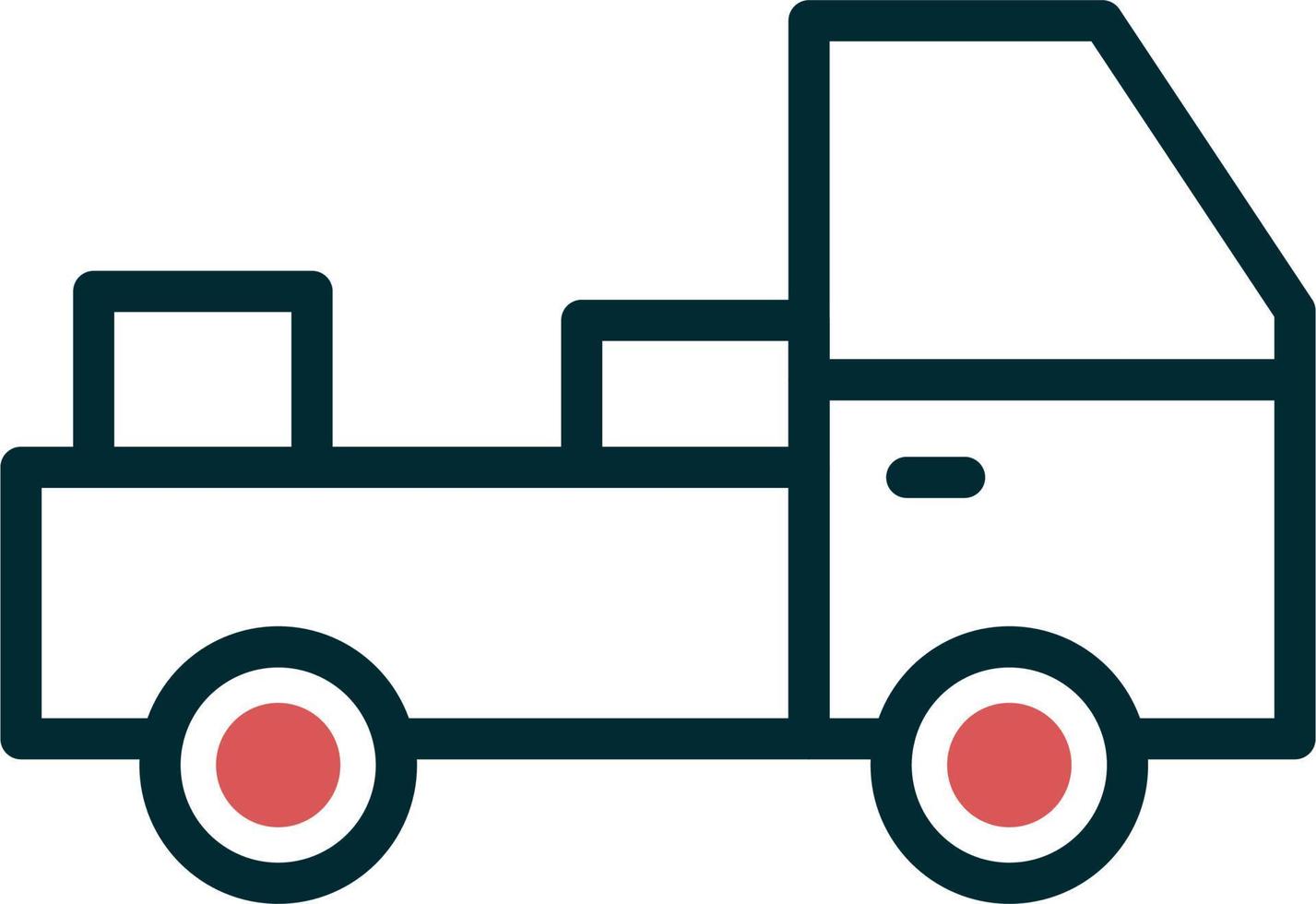 Pick Up Truck Vector Icon