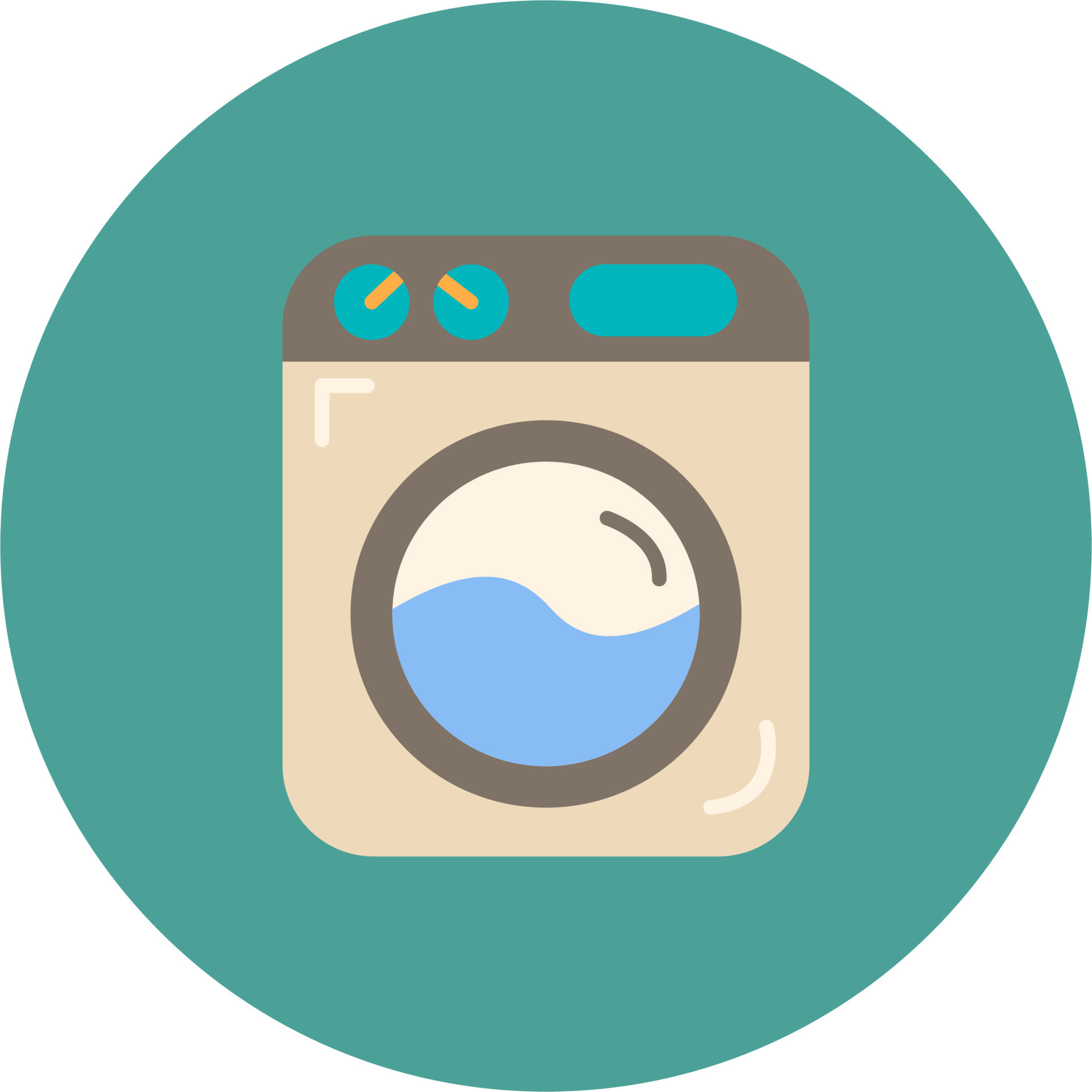 Washing machine Vector Icon 19787596 Vector Art at Vecteezy