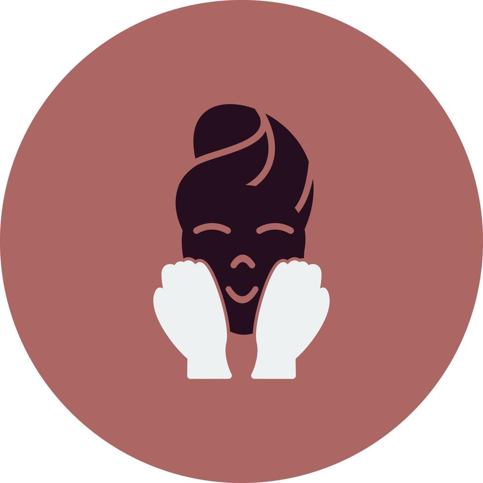 Wash face Vector Icon
