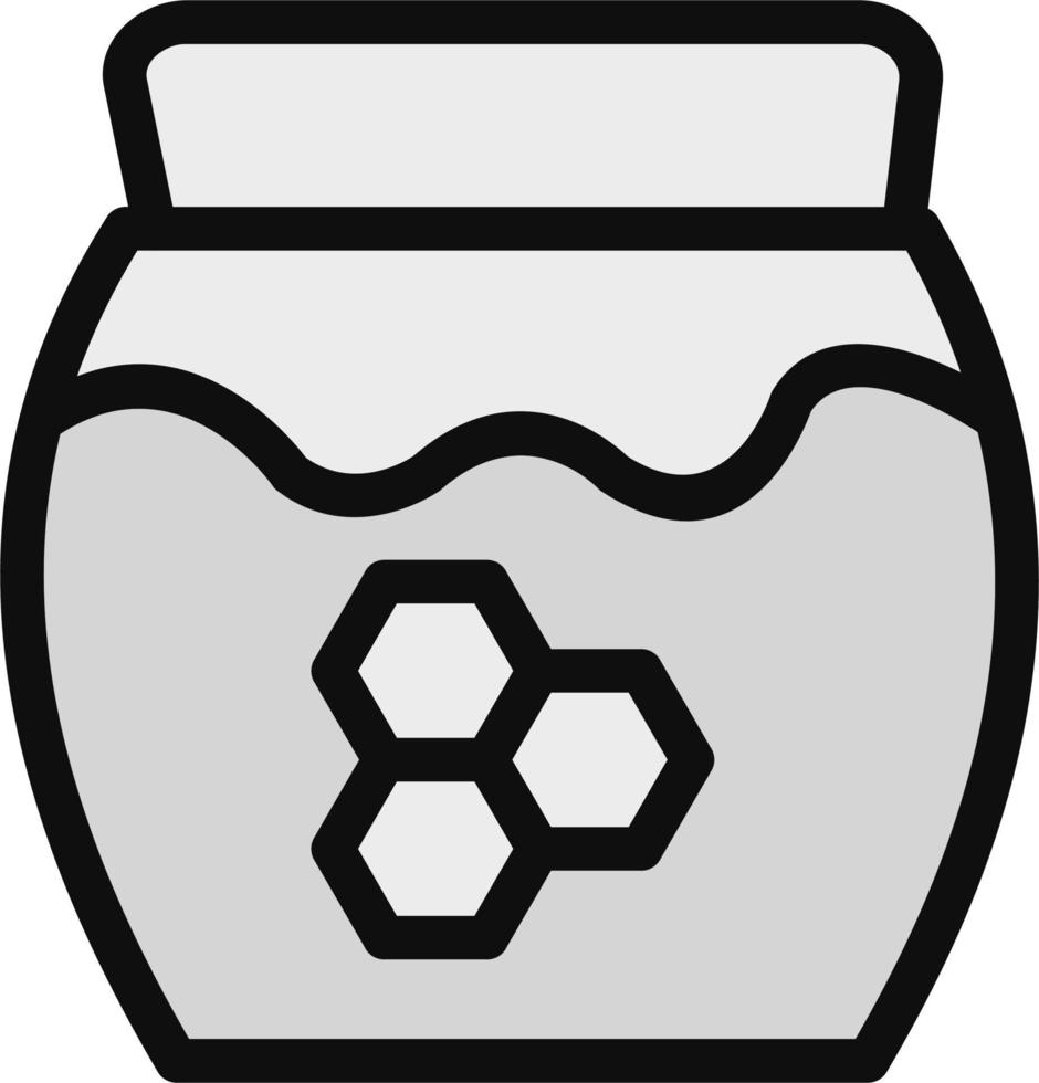 Honey Jar Vector Icon