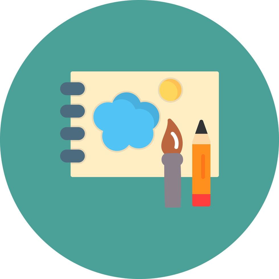 Sketchbook Vector Icon