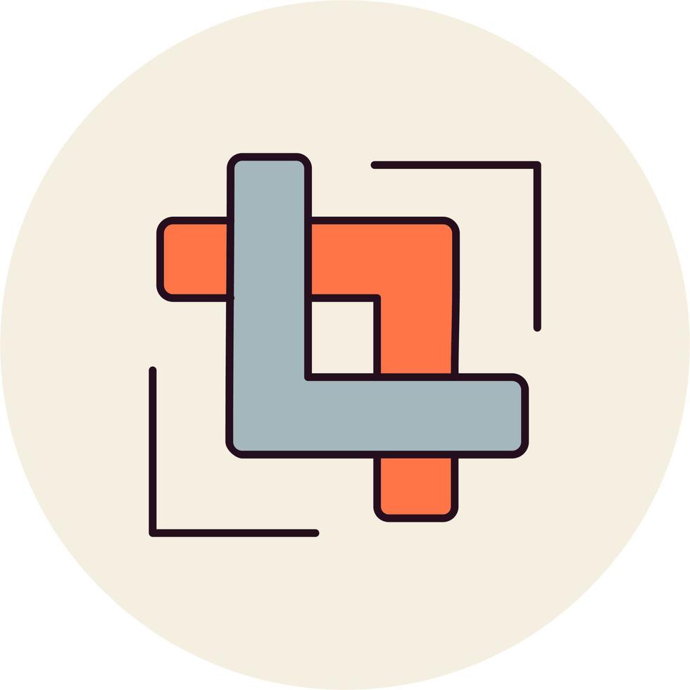 Crop Vector Icon