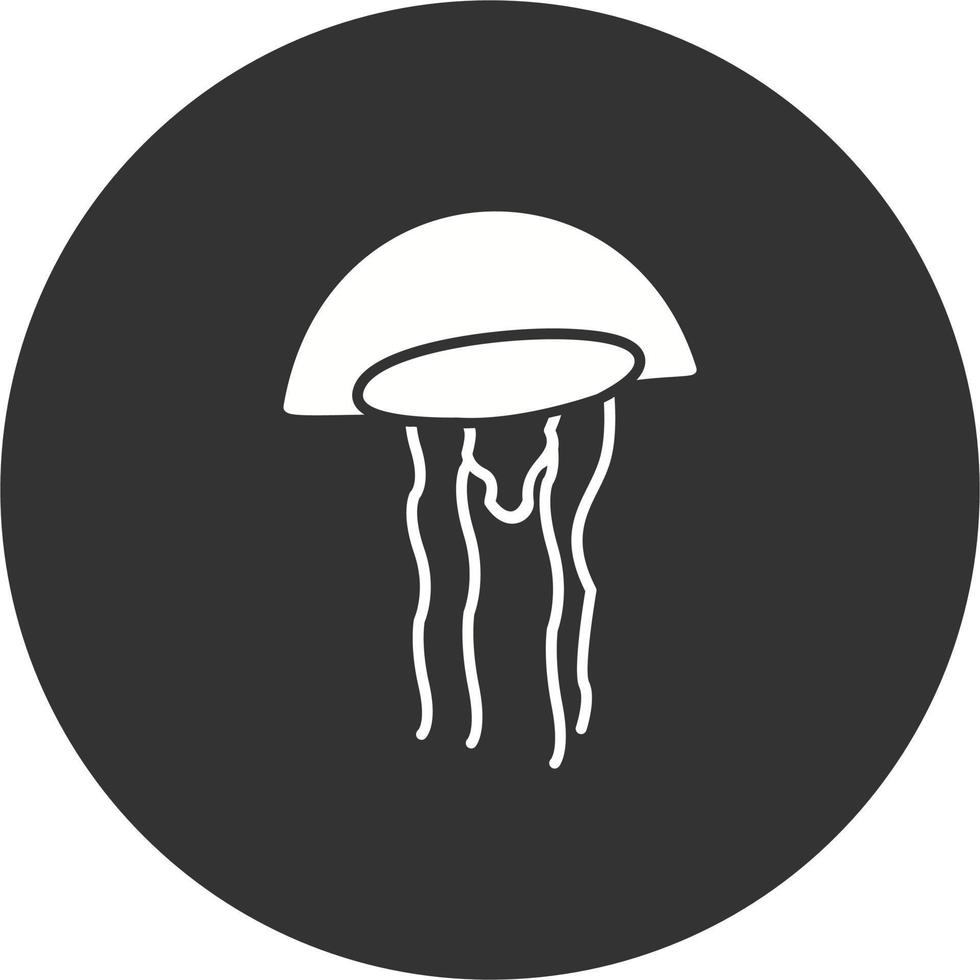 icono de vector de medusas