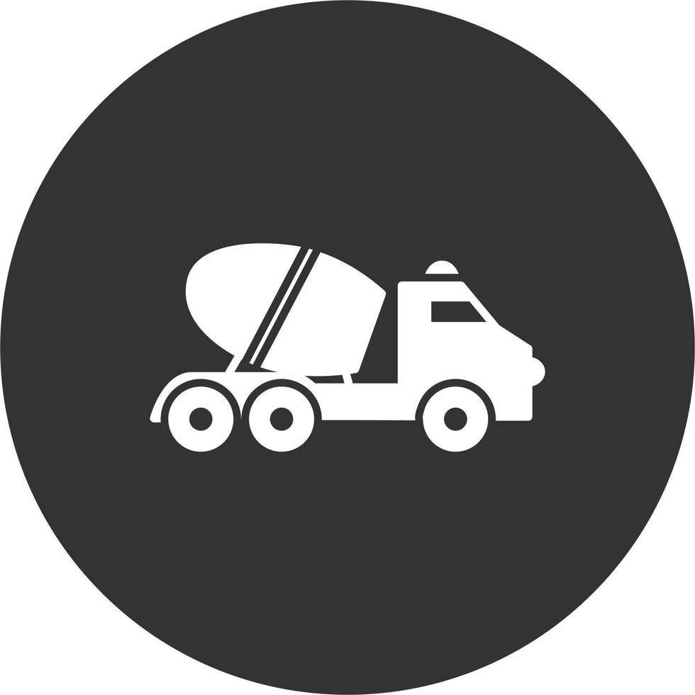 Cement Truck Vector Icon