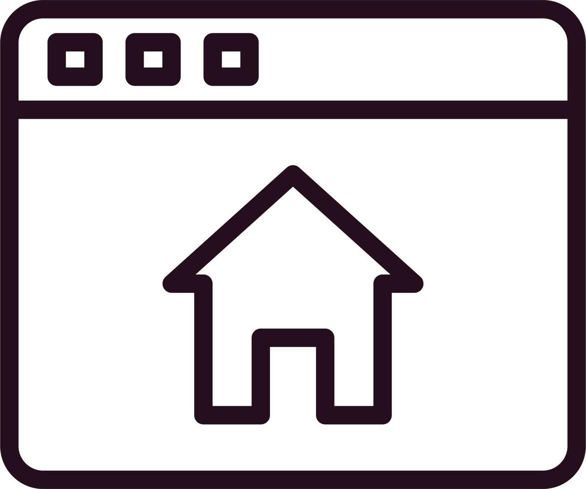Home Page Vector Icon