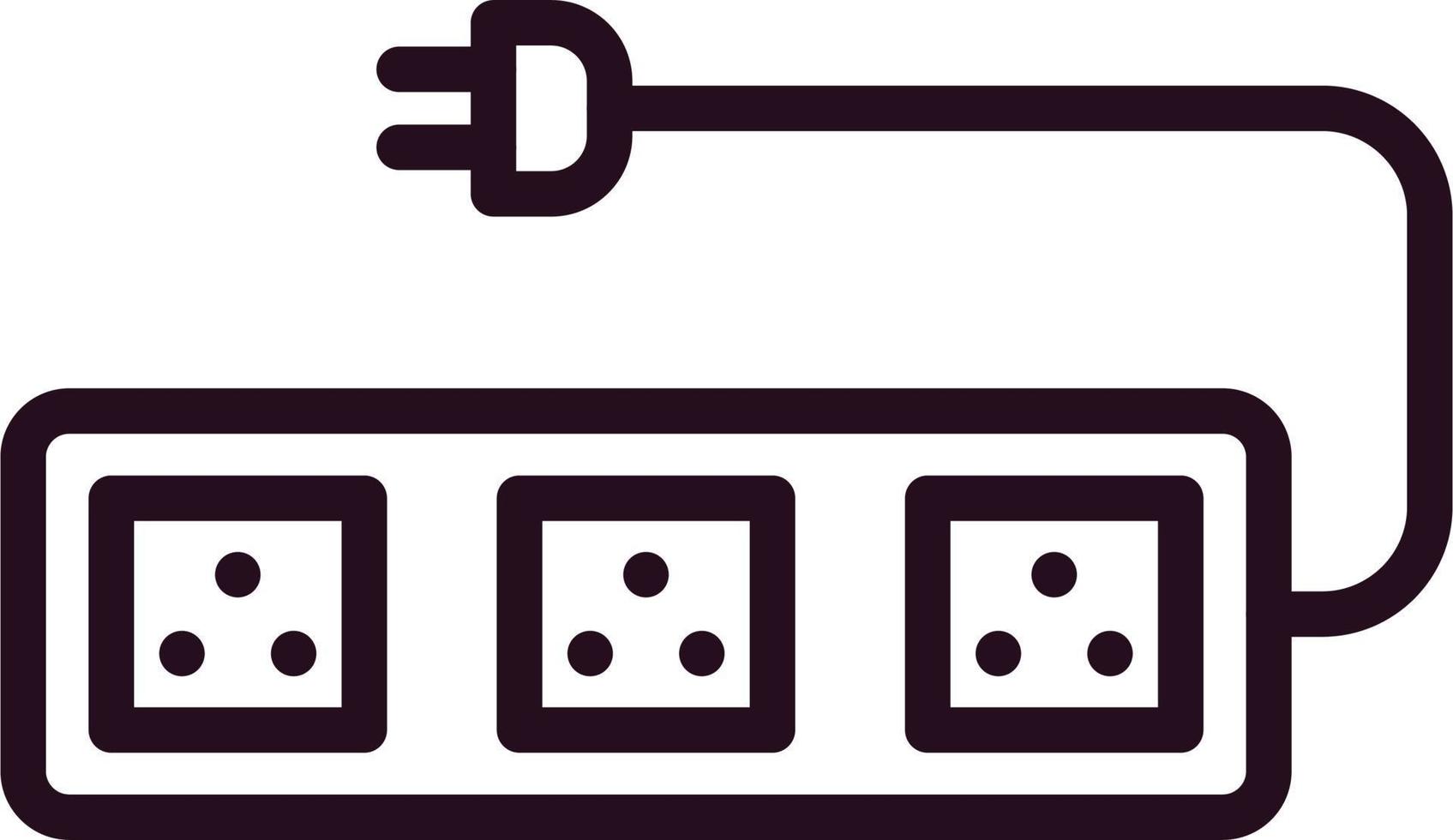 Power Strip Vector Icon