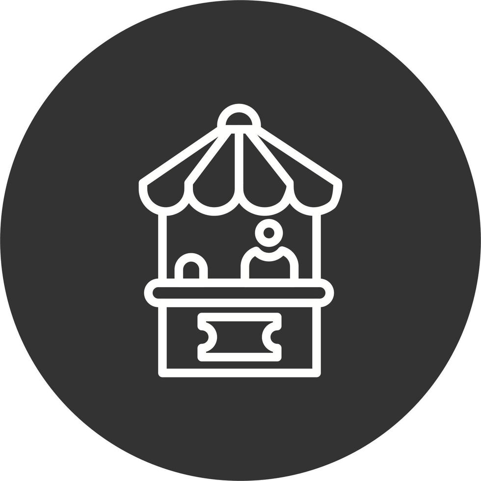 Ticket Office Vector Icon