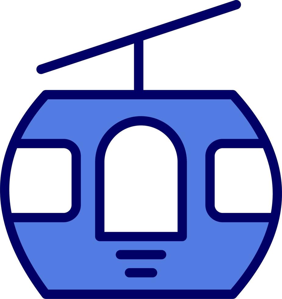 Cable Car Cabin Vector Icon