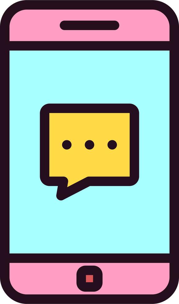 Phone Chat Vector Icon