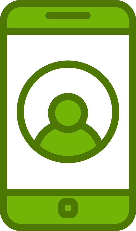 Phone Contact Vector Icon