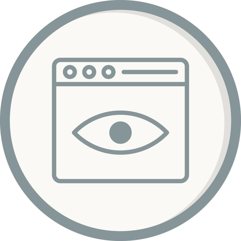 Online Impression Vector Icon