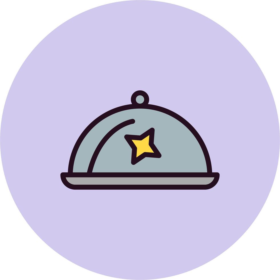 Tray Cover Vector Icon