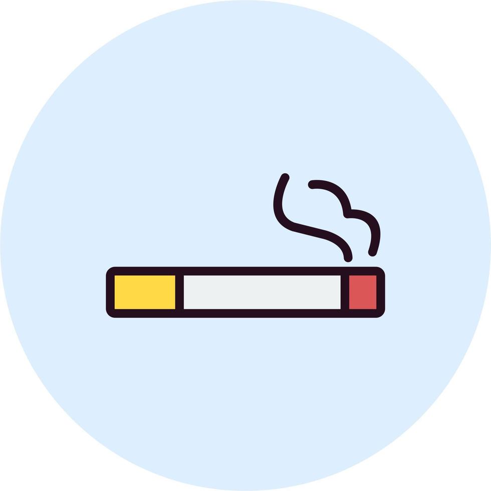 icono de vector de cigarrillo