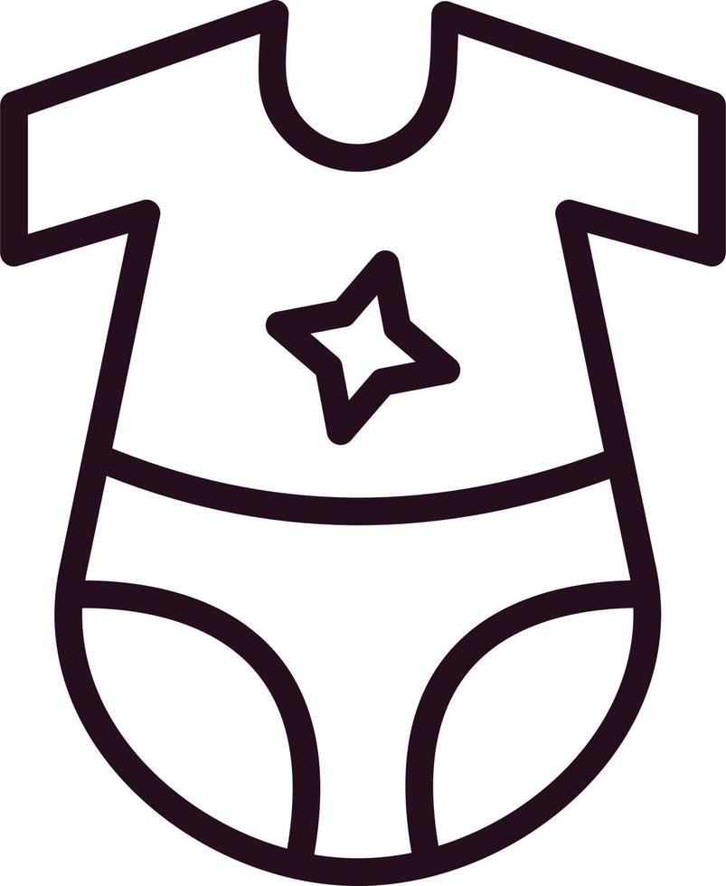 Baby Dress Vector Icon