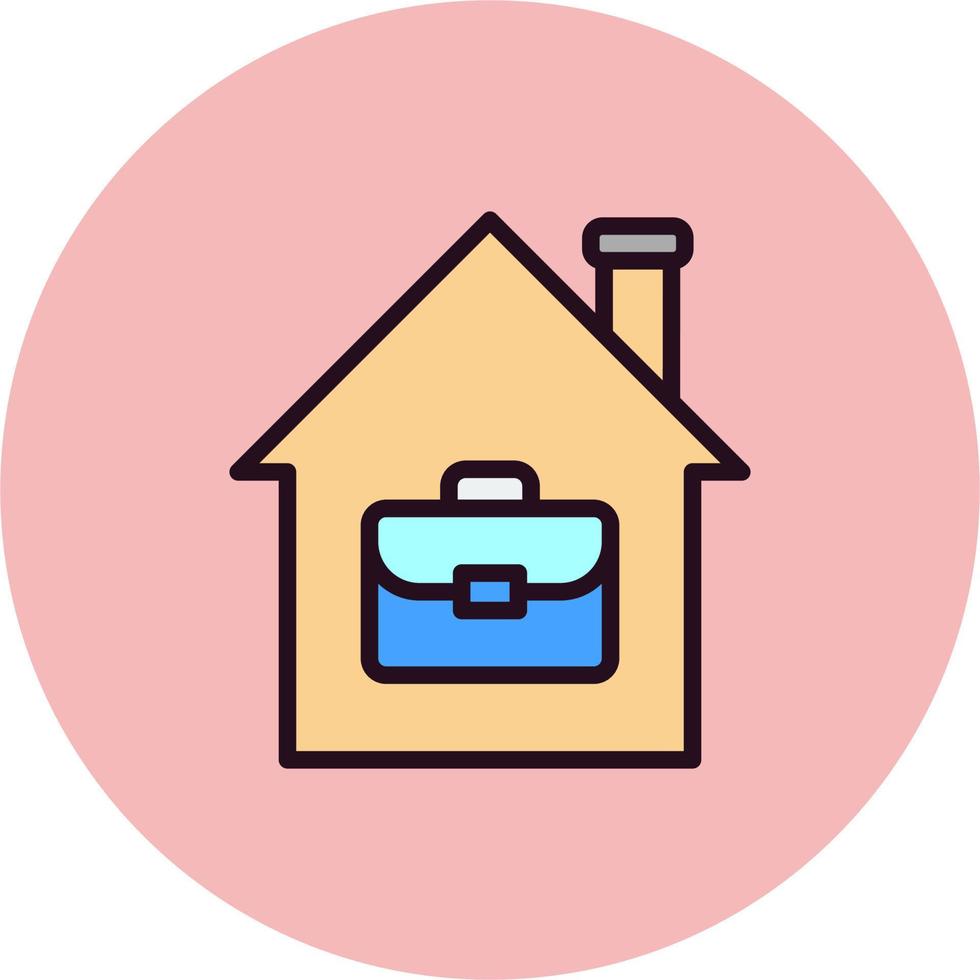 Work From Home  Vector Icon