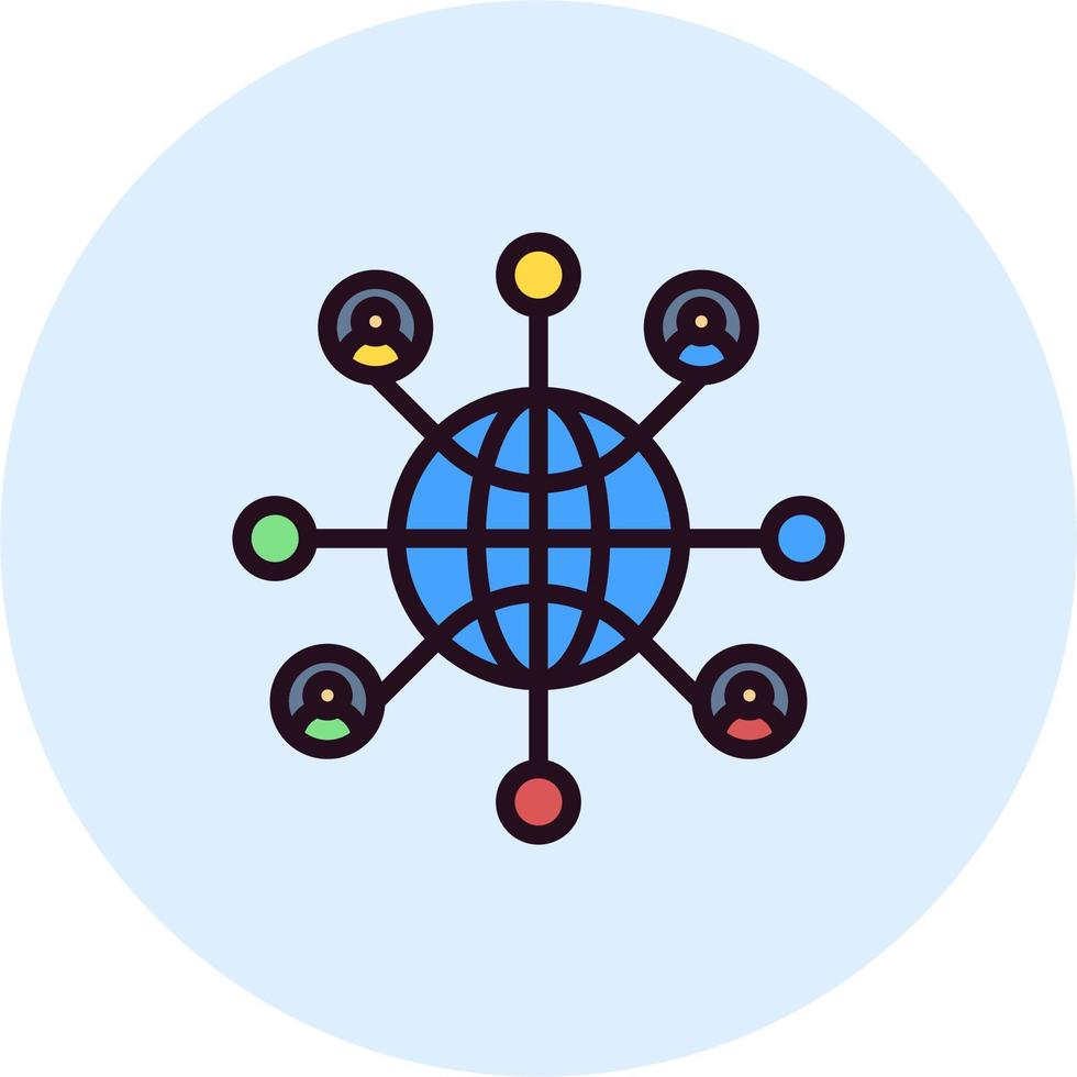 Network Vector Icon 19789006 Vector Art at Vecteezy