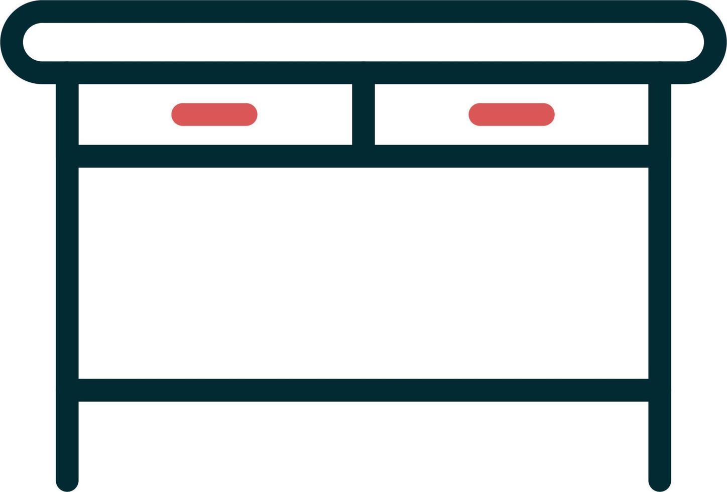 Desk  Vector Icon