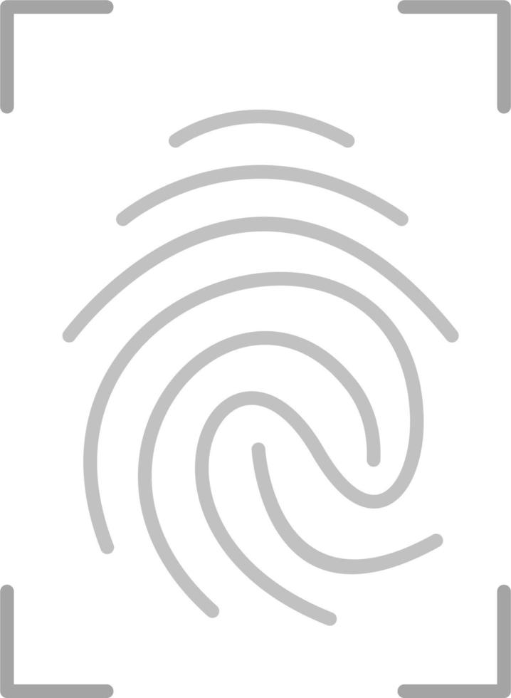 Fingerprint Vector Icon