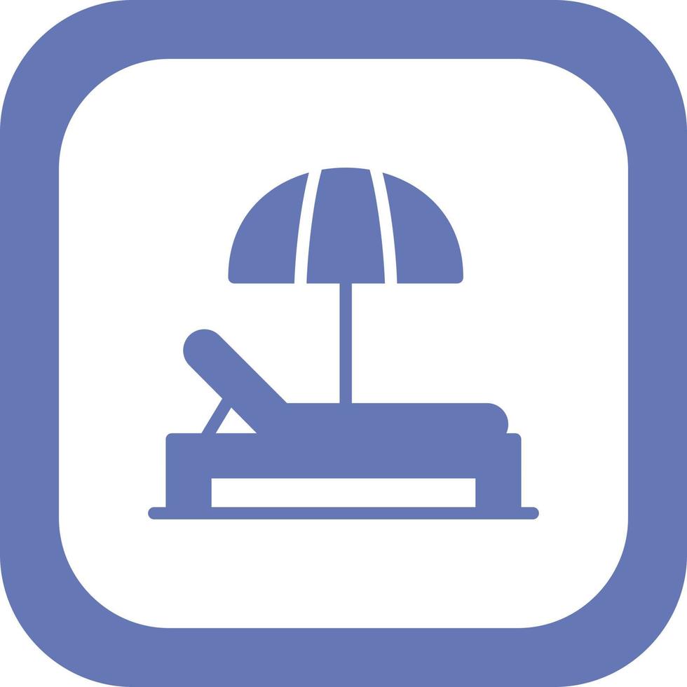 Sunbed Vector Icon