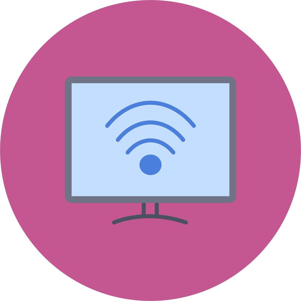 Smart tv Vector Icon