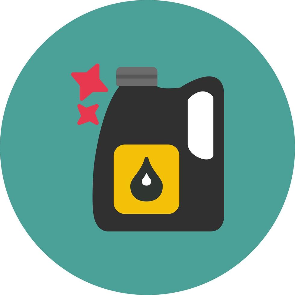 Oil bottle Vector Icon