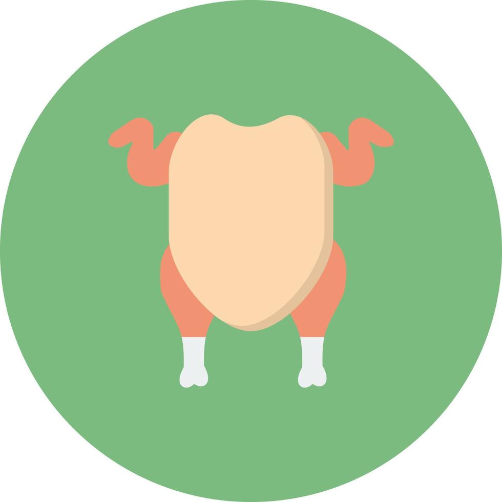 icono de vector de pollo