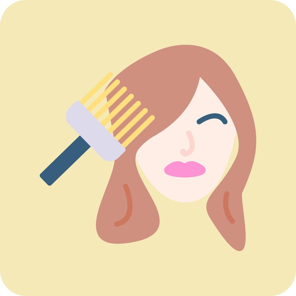 icono de vector de tinte de cabello