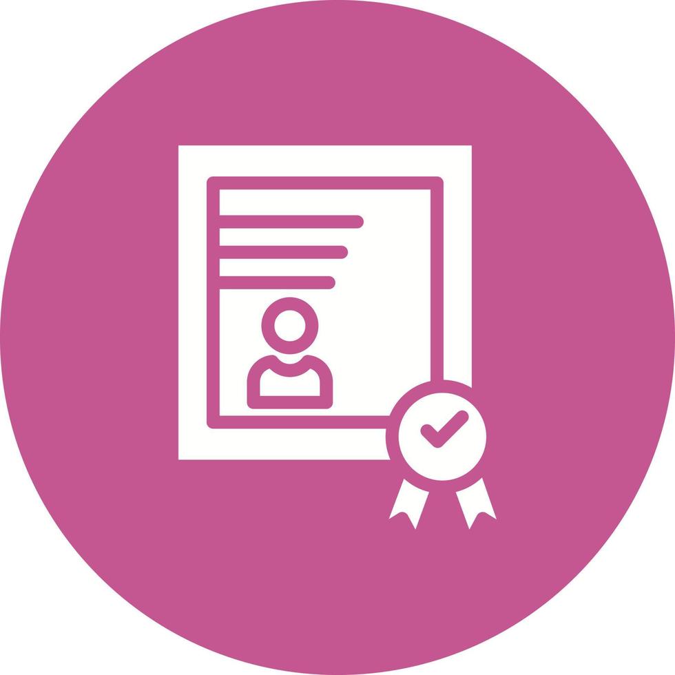 Certificat Vector Icon