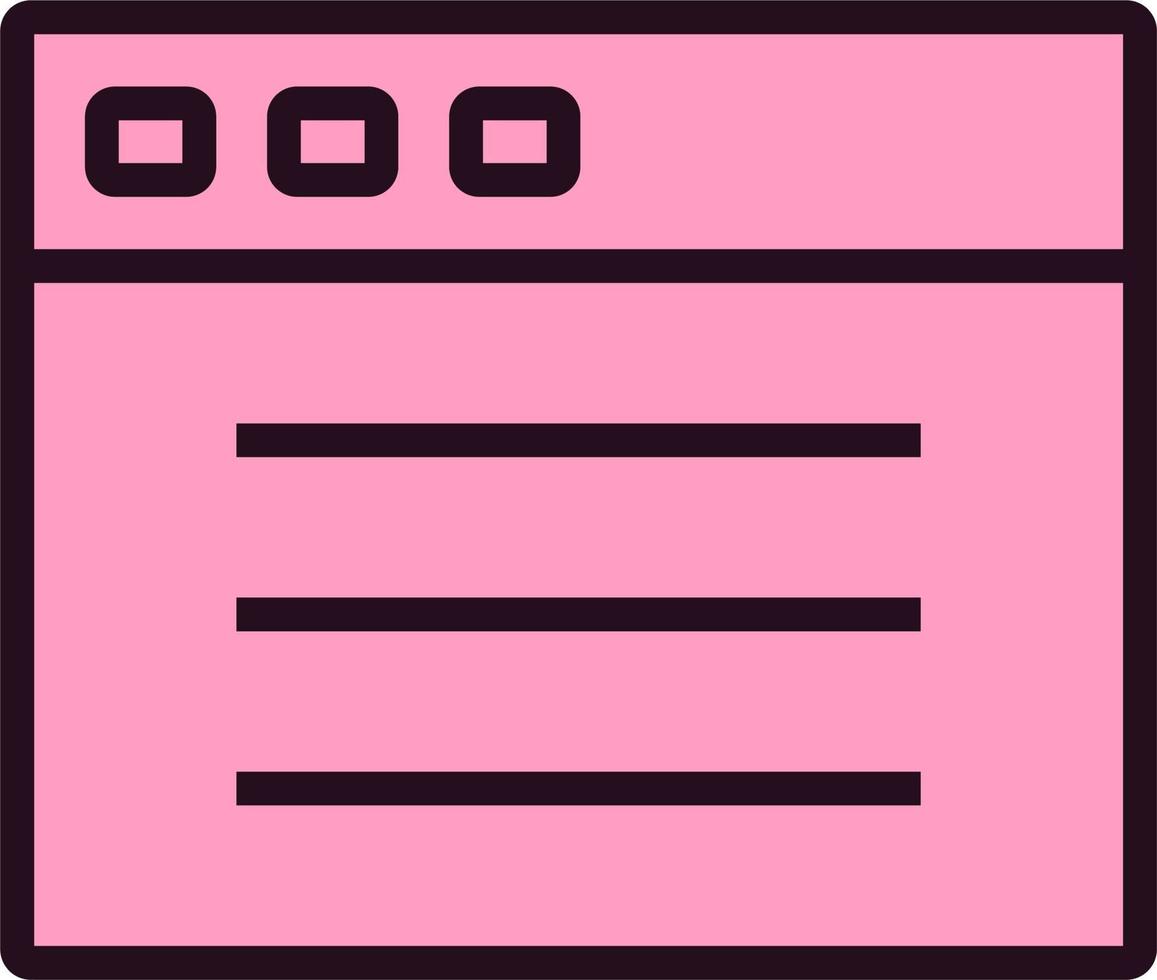 Web Page Vector Icon