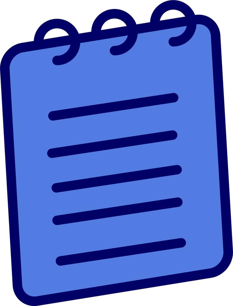 Notepad Vector Icon 19790157 Vector Art at Vecteezy