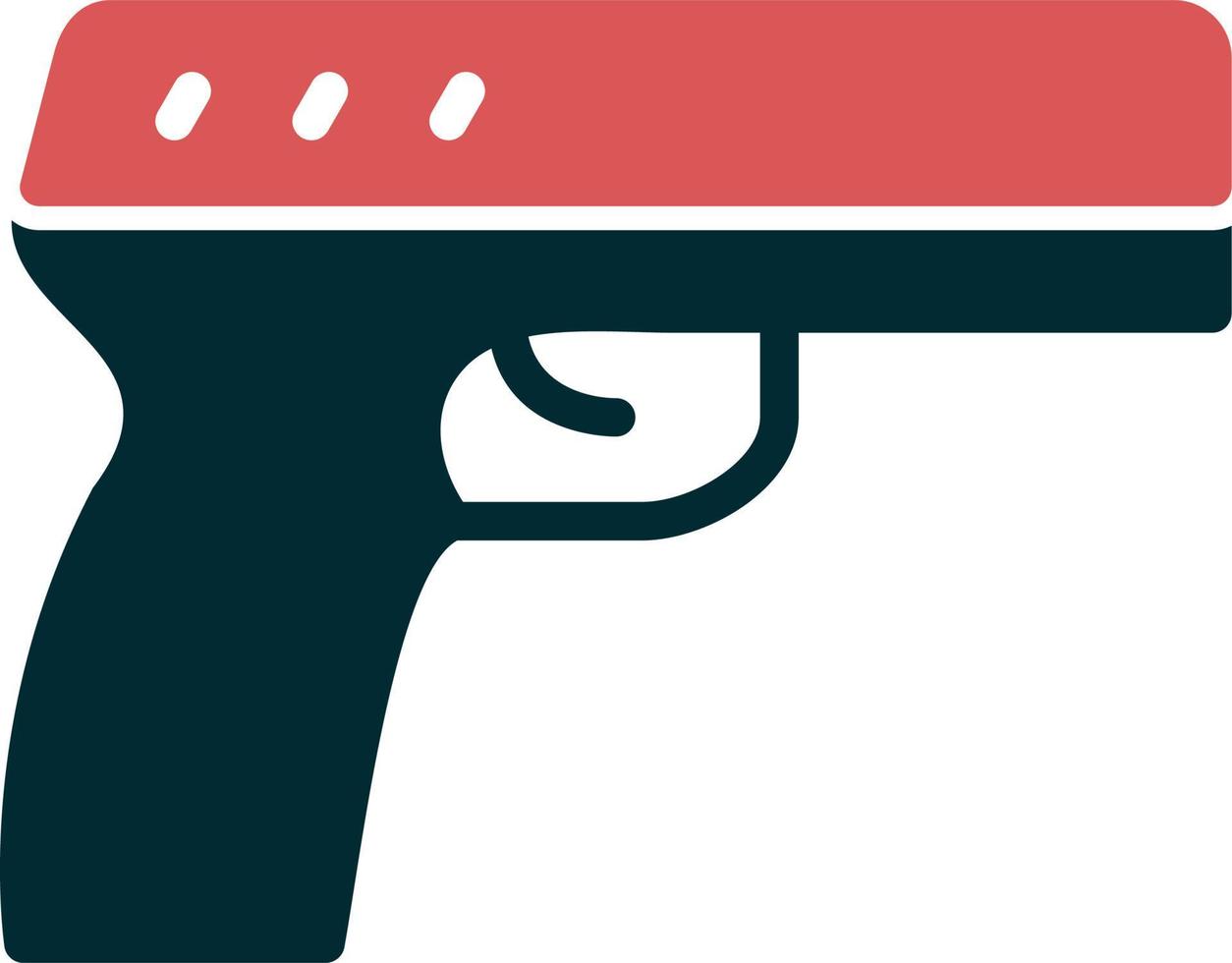 icono de vector de pistola