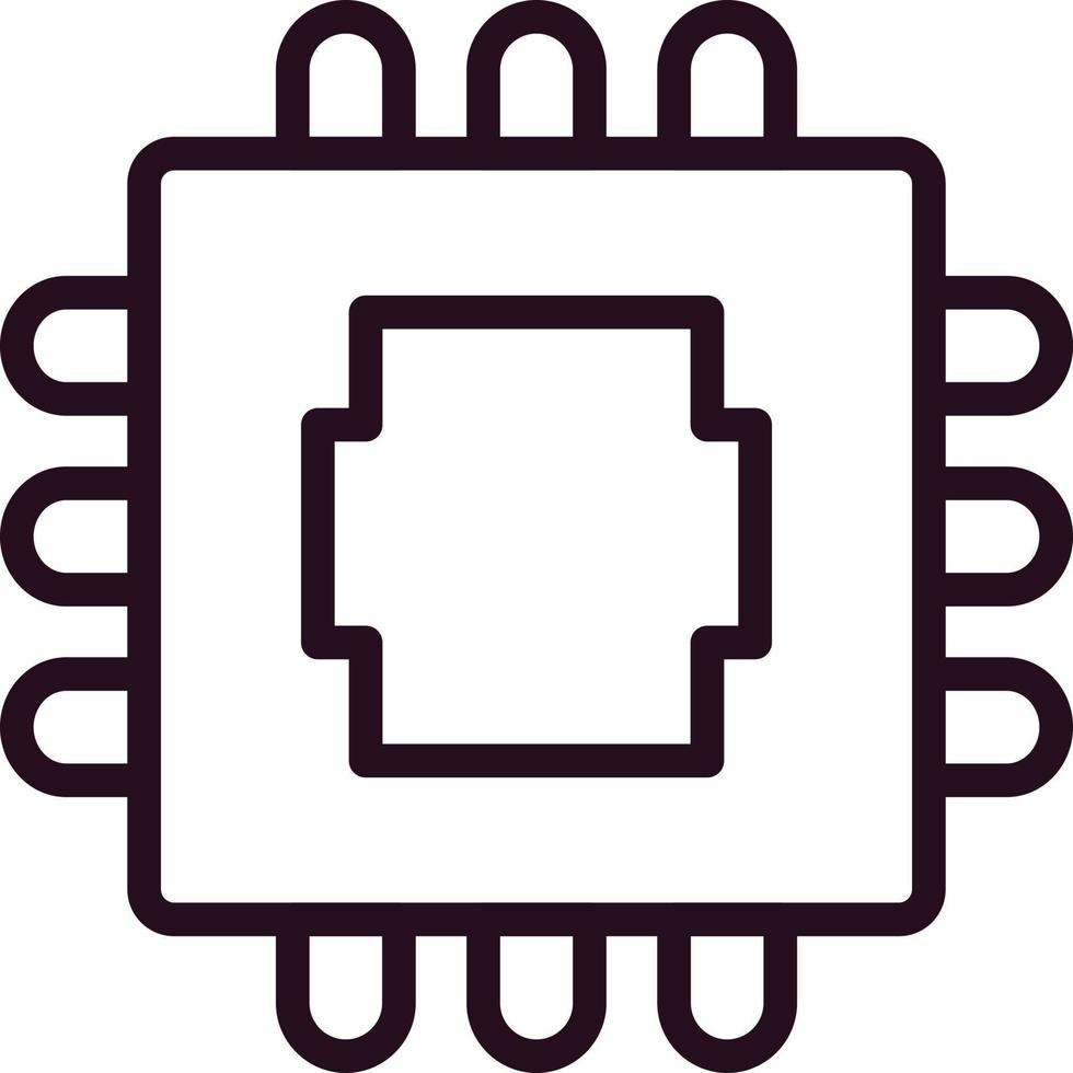 Processor Vector Icon