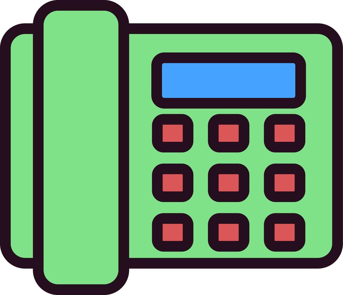 Landline Vector Icon