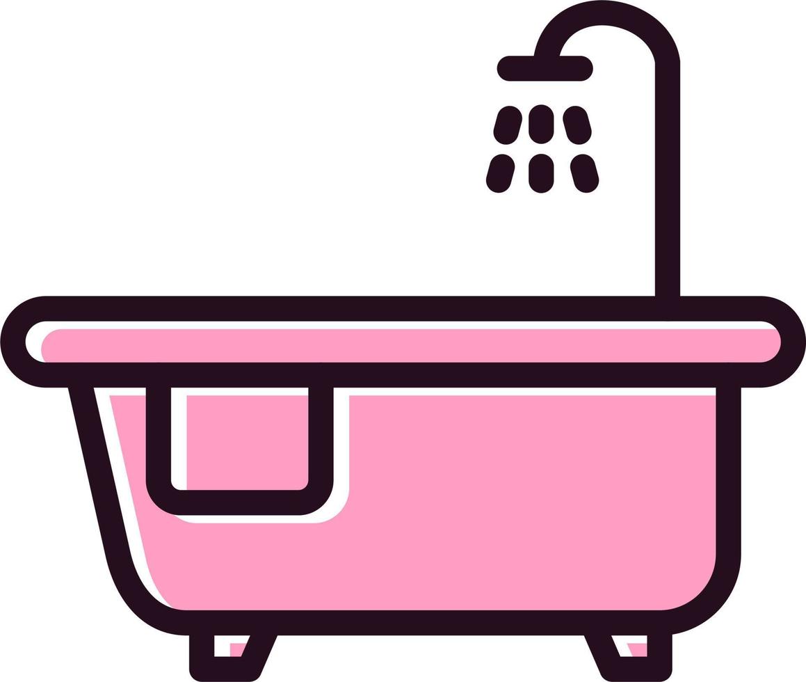 Bath Tub Vector Icon