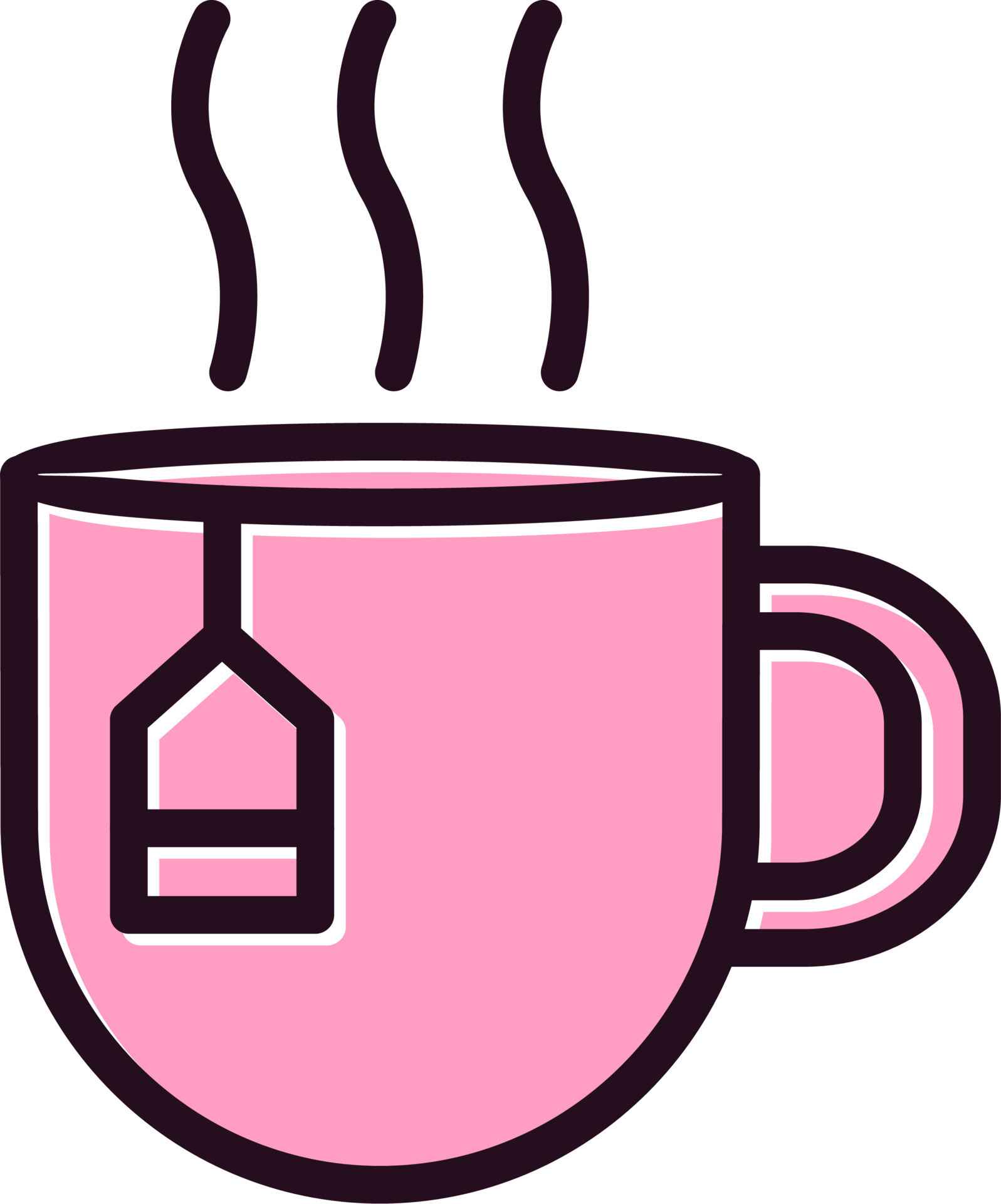 Tea Cup Vector Icon 19791157 Vector Art at Vecteezy